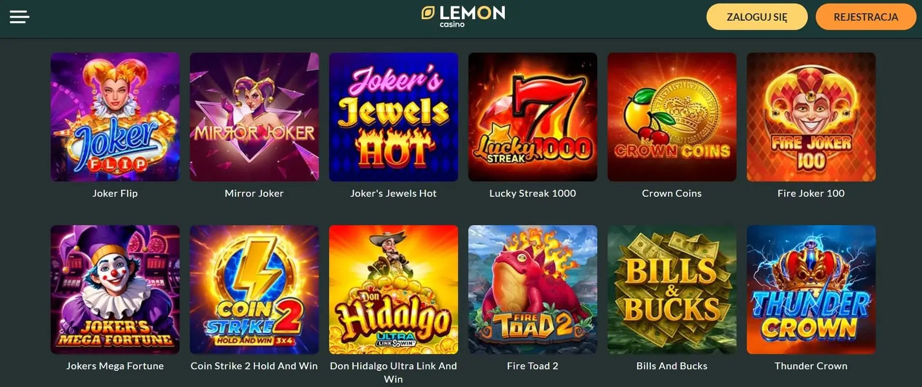 5. Lemon Casino kasyno online
